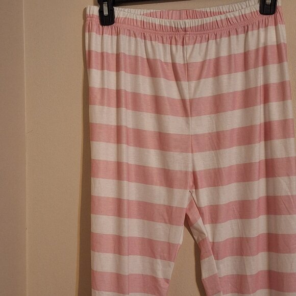 pink and white stripped pajama bottom - Picture 8 of 10